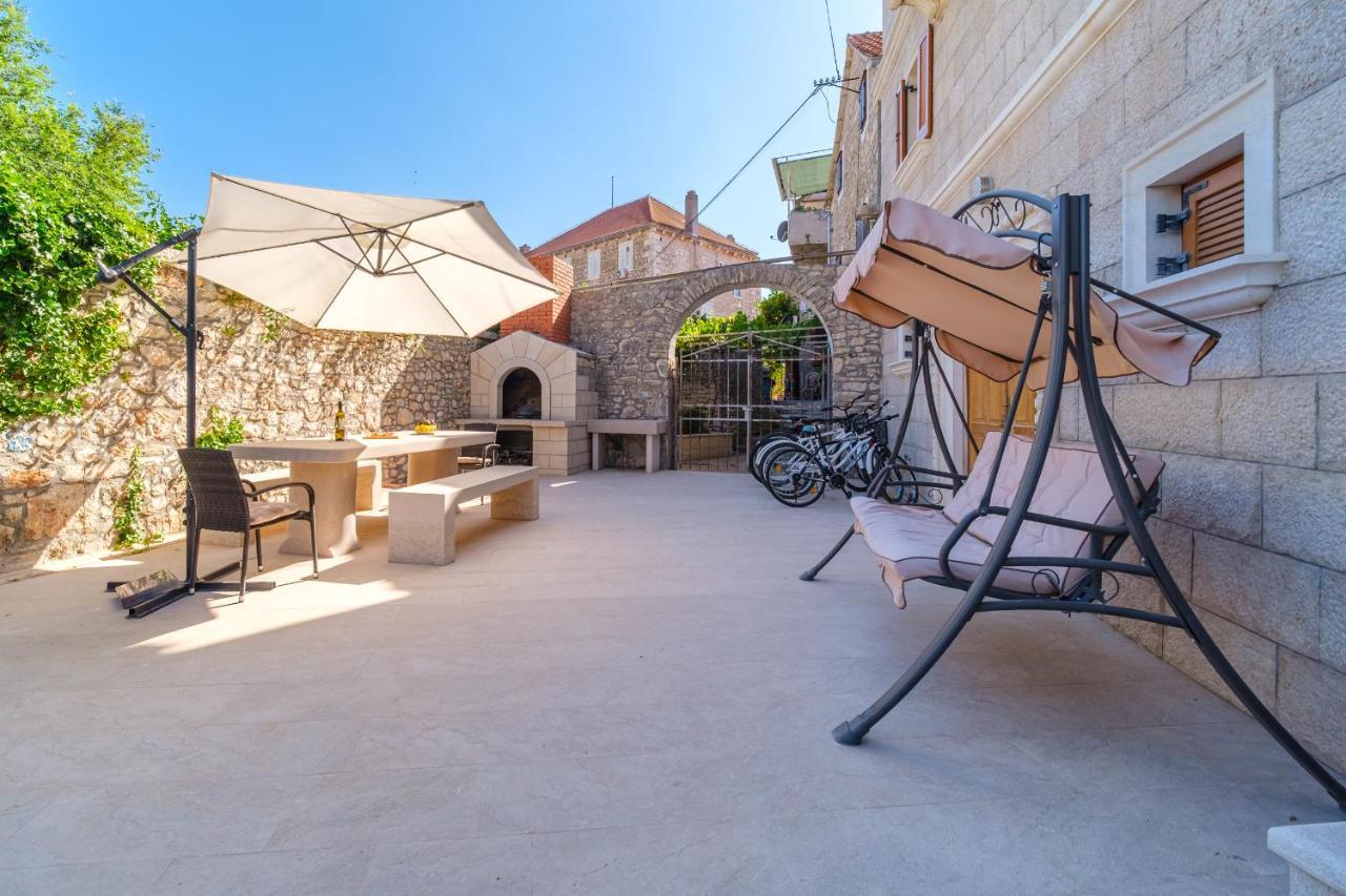 Luxury Stone Villa Nevija 2022 Private Villa Milna  Exterior photo