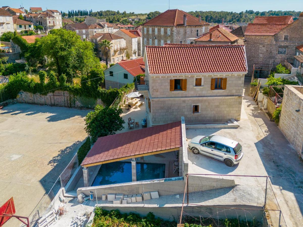 Luxury Stone Villa Nevija 2022 Private Villa Milna  Exterior photo